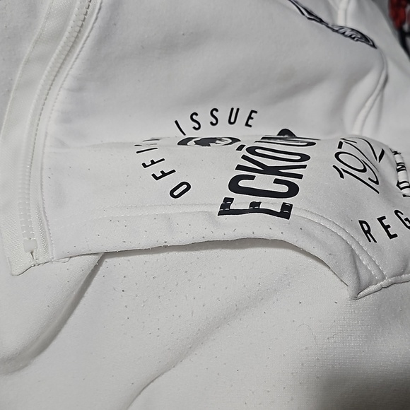 Ecko White Hoodie Pullover White‎ Size Medium - Picture 7 of 10
